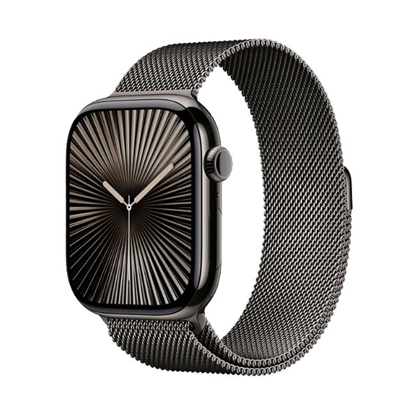 Apple Watch Series 10 42mm Titan dây Milanese Loop GPS + Cellular Chính hãng