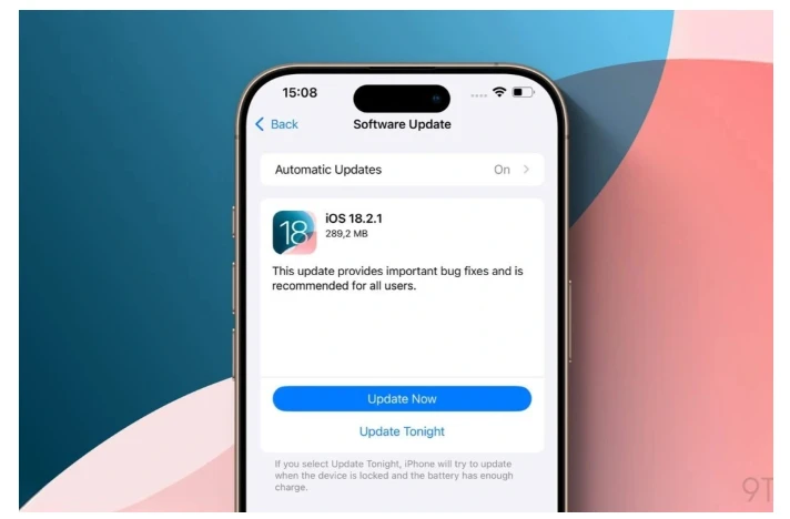 iOS 18.2.1 chính thức phát hành, khắc phục nhiều sự cố của iPhone